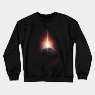 Galaxy On Fire Crewneck Sweatshirt